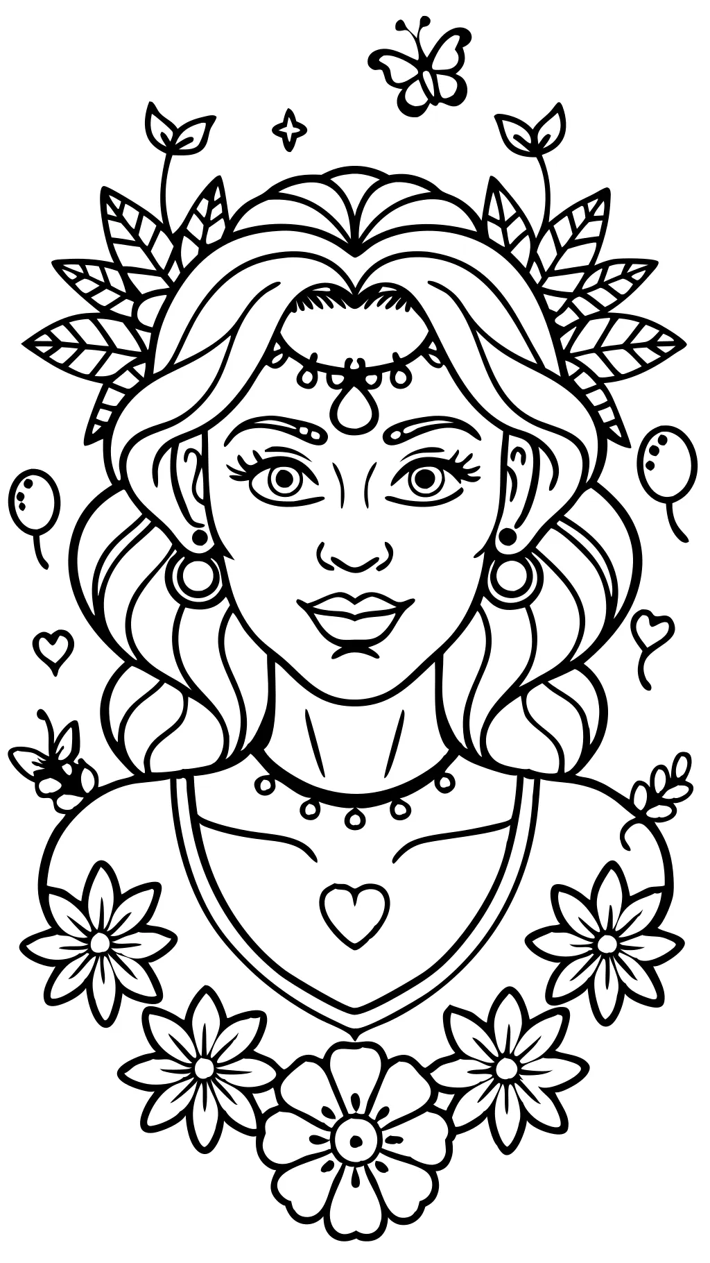 coloriages pour femmes